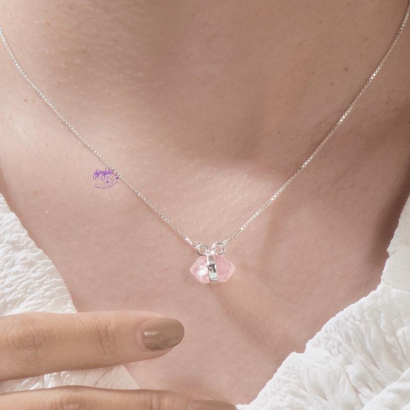 Dây chuyền Đá Thiên Nhiên Bạc 925 Bliss Size S 4 Màu SP004320 Gypsy.lala