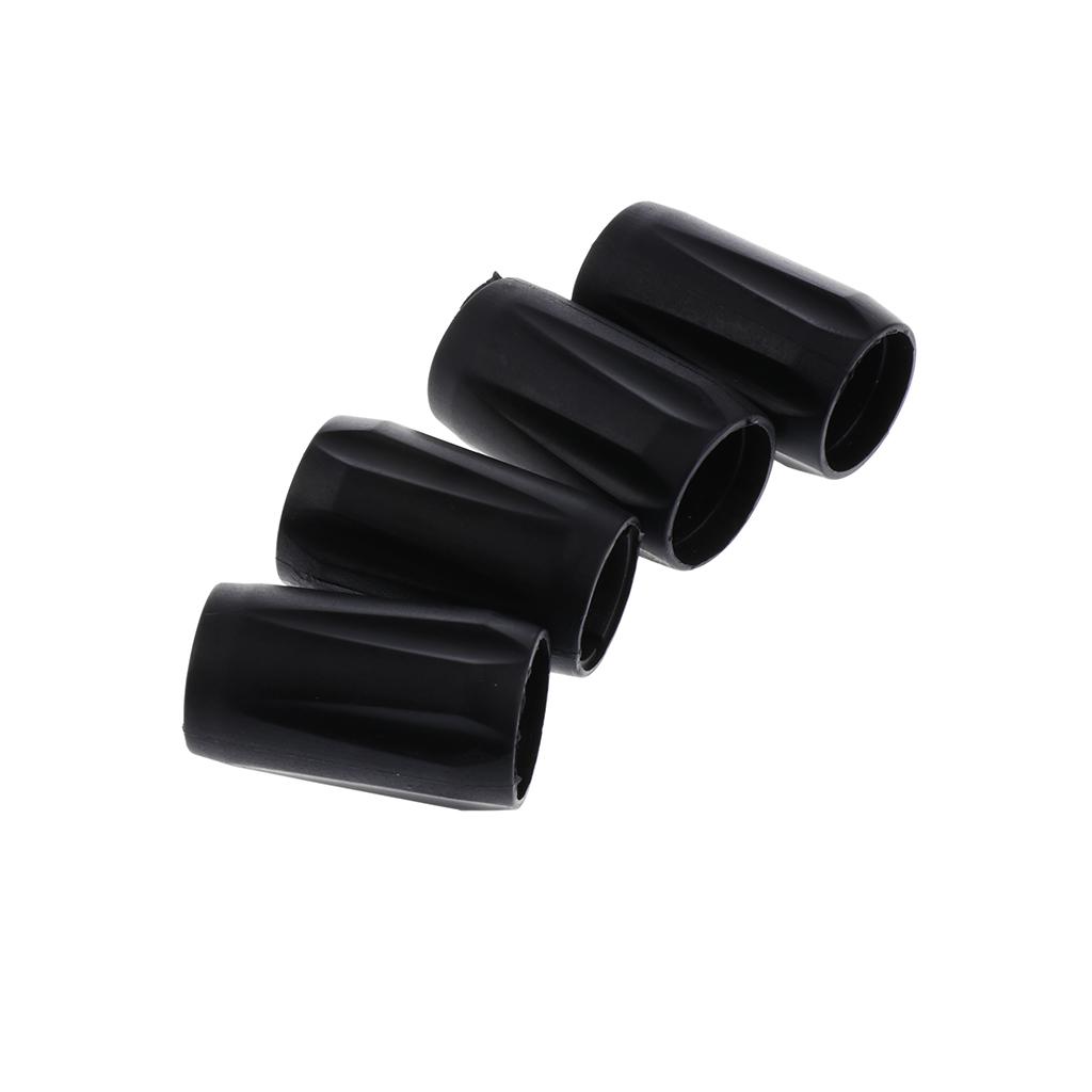 4x Plastic Walking Pole Tips Protector Replacement for Hiking Trekking 14mm
