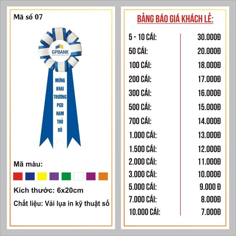 Hoa cài ngực đại biểu