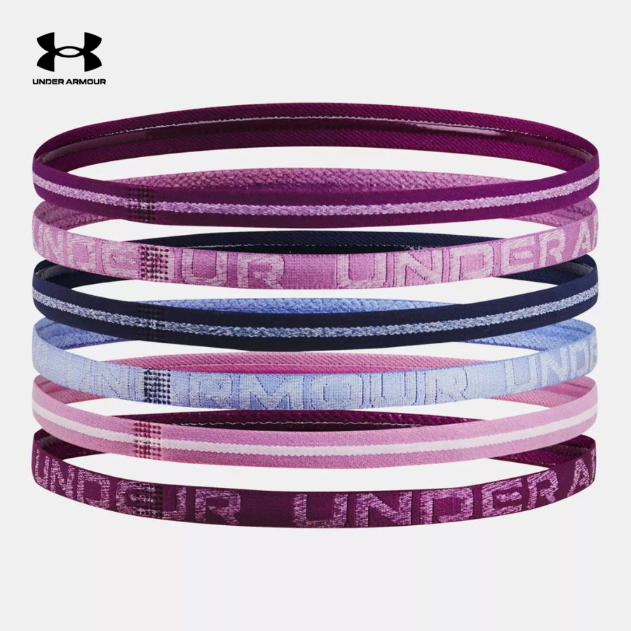 Băng đô thể thao nữ Under Armour Mini Headband 6PK - 1311044-514