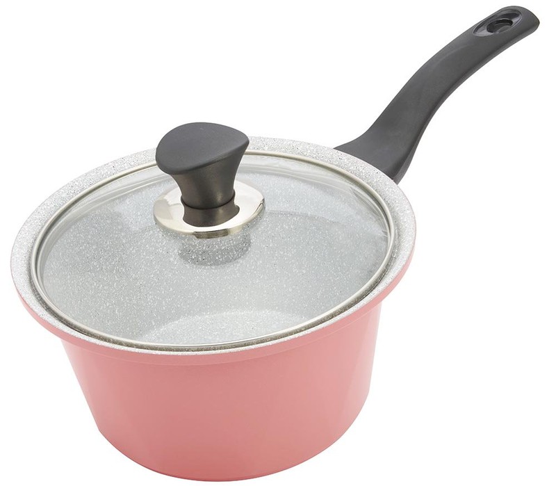 Nồi Đúc Chống Dính Green-Cook Ceramic 5 Lớp Vân Đá Đáy Từ Dùng Trên Mọi Loại Bếp-Hàng Chính Hãng