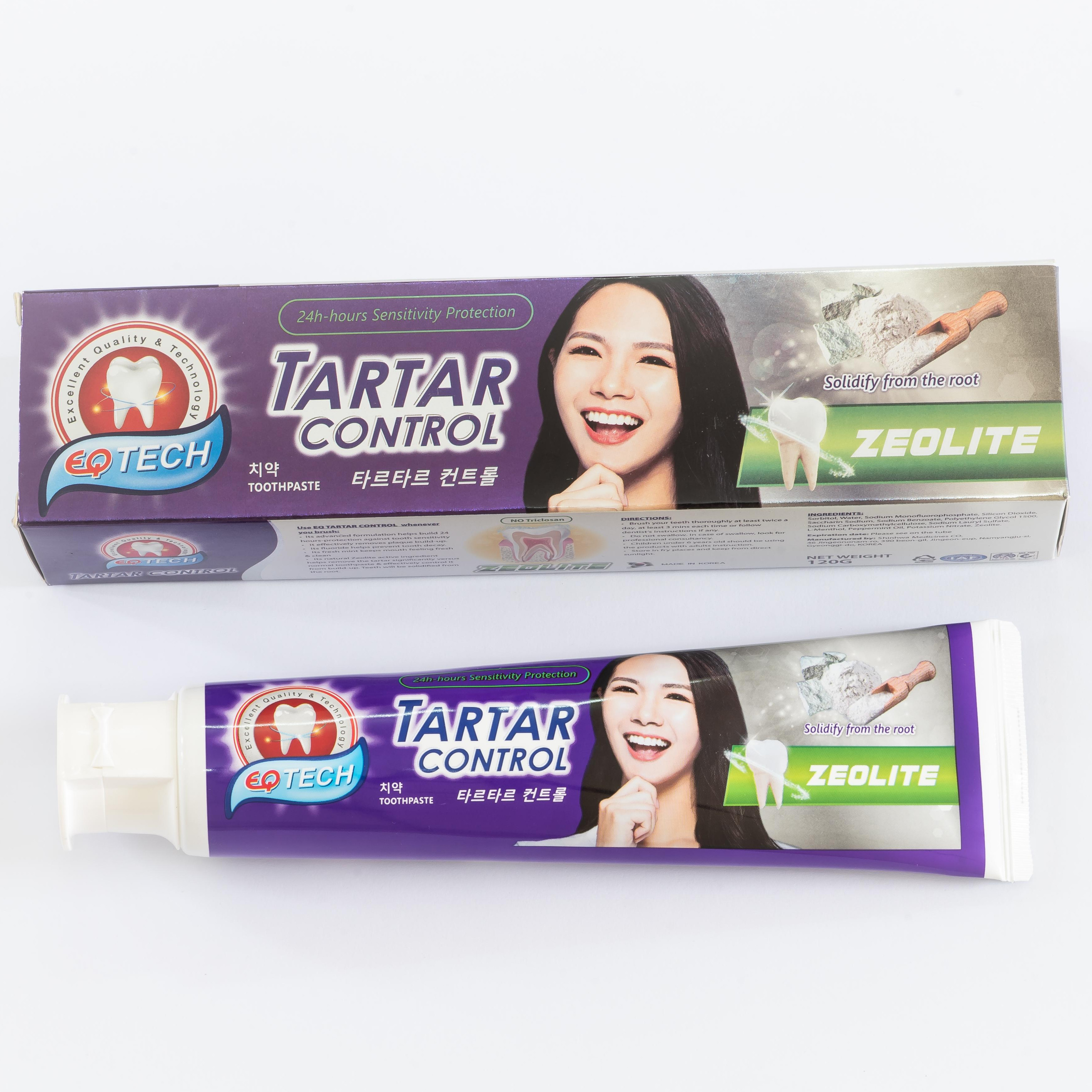 Kem đánh răng trắng răng giảm e buốt - cao răng EQ Tech Tartar Control toothpaste