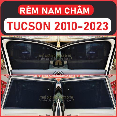 Rèm che nắng nam châm Xe Hyundai Tucson Bộ 4 tấm chắn nắng chuẩn form xe, nam châm hút mạnh