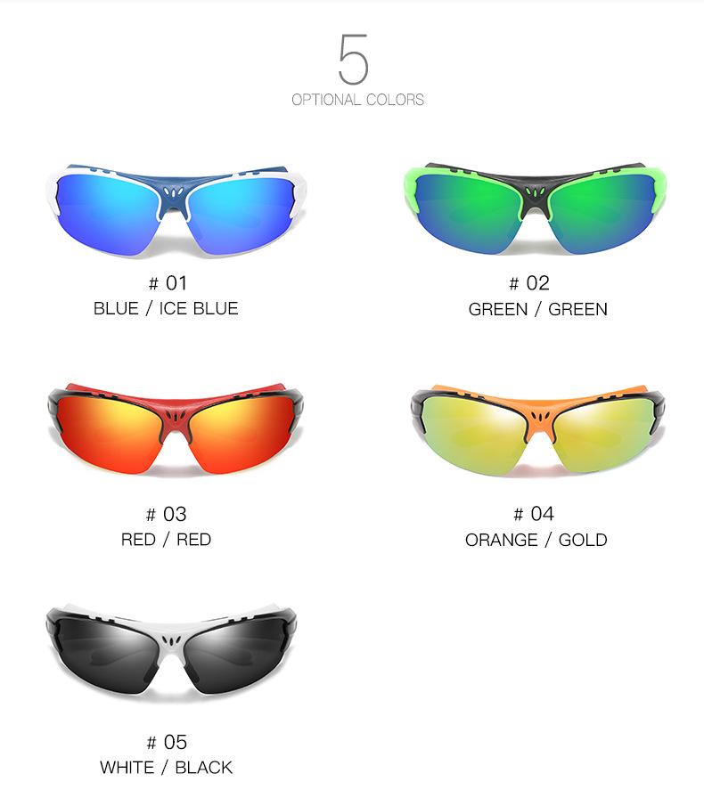 Kính Mát Phân Cực Nam Nữ Kính Mát Thể Thao Kính Đi Xe Đạp Kính Thể Thao Ngoài Trời Kính Mát Xe Máy Chạy Câu Cá Color: sunglasses 5 Eyewear Size: One Size