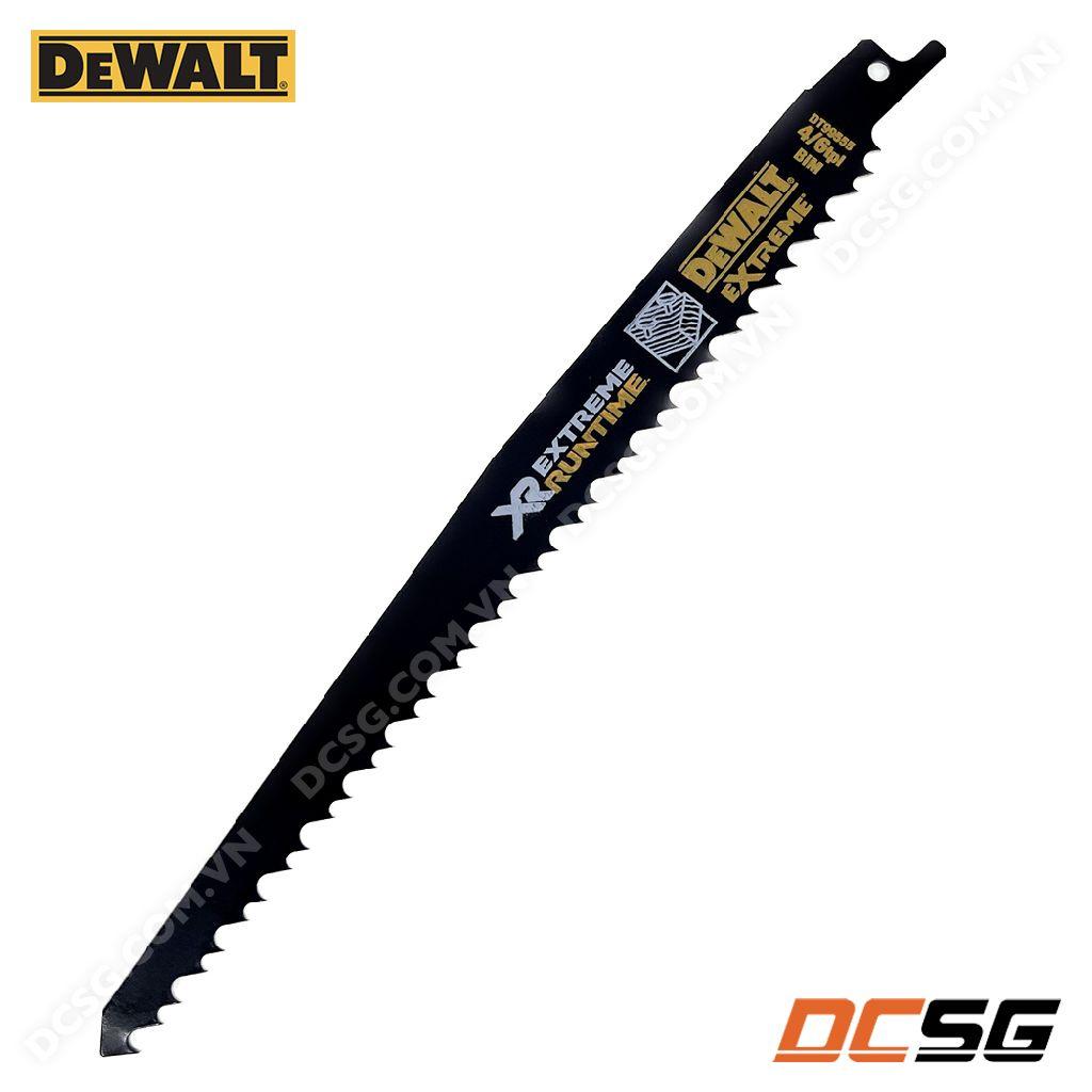 Lưỡi cưa kiếm cắt gỗ có đinh 4/6TPI DEWALT EXTREME | DCSG