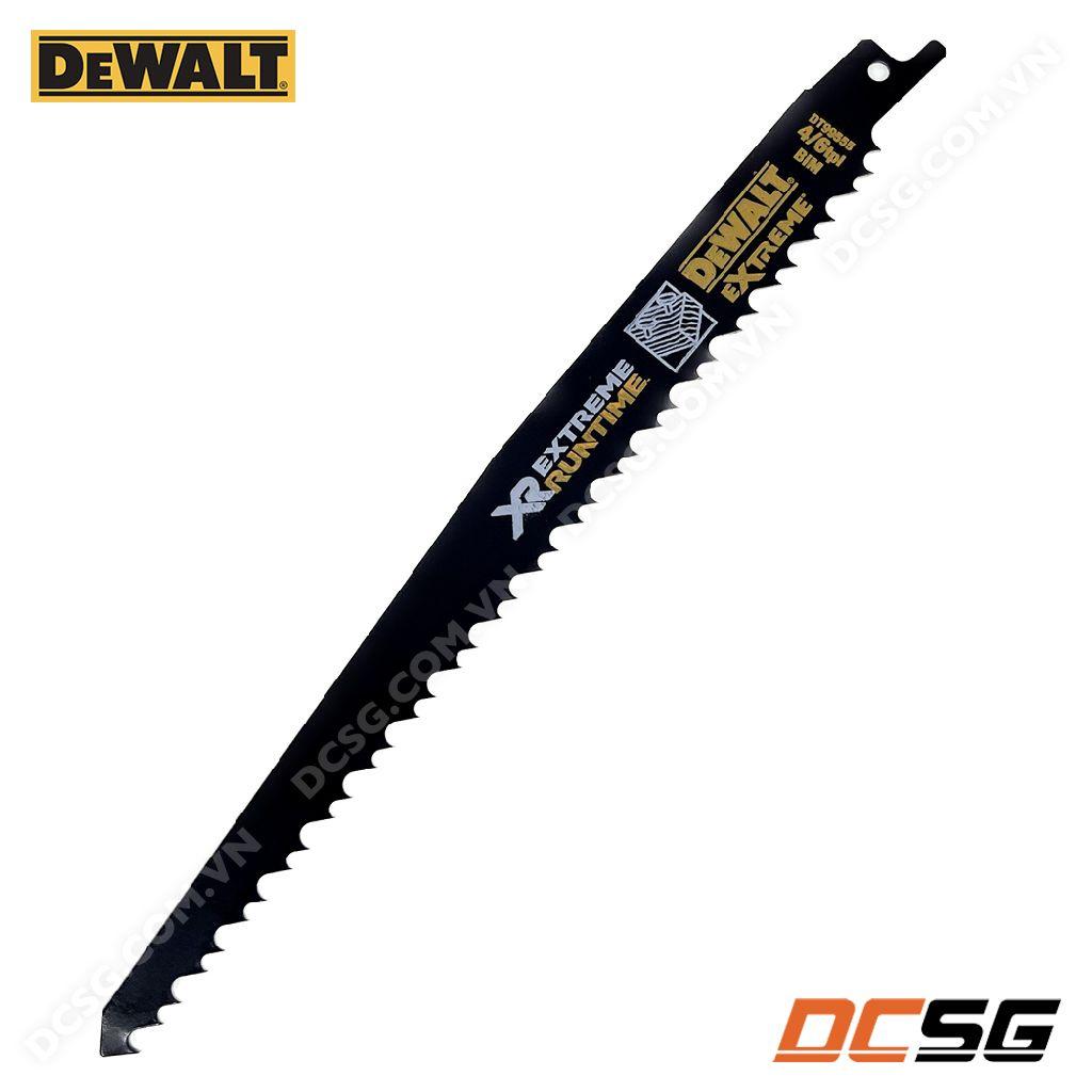 Bộ 05 lưỡi cưa kiếm cắt gỗ có đinh 4/6TPI DEWALT EXTREME | DCSG