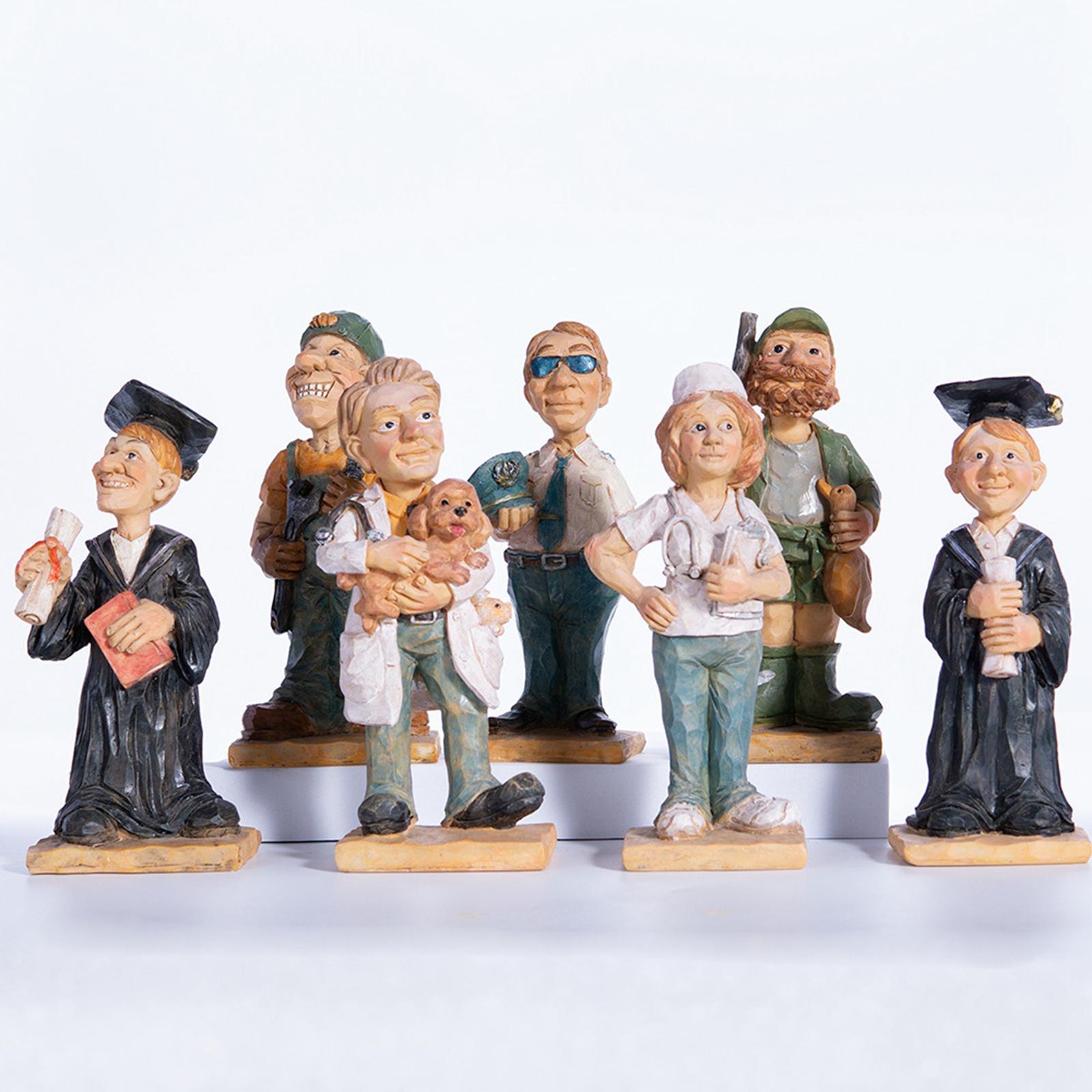 People Figures Standing Doll Sculpture for Kids Gift