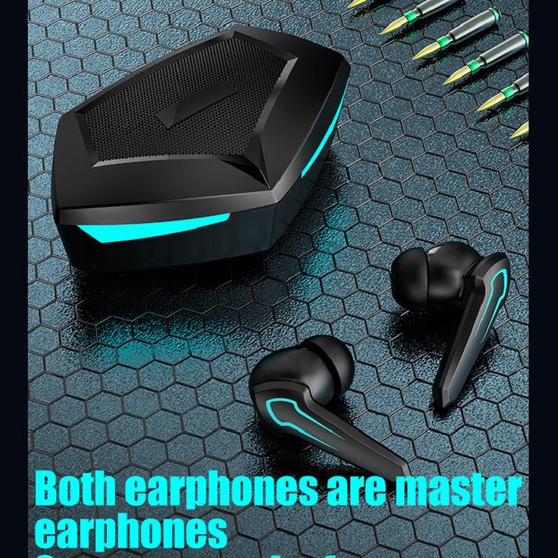 Mới TWS Tai Nghe Stereo Không Dây Bluetooth Tai Nghe Thể Thao Chống Thấm Nước Tai Nghe Nhét Tai Có Mic Sạc Hộp