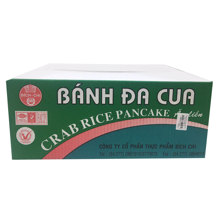 Thùng 30 Gói Bánh Đa Cua Bích Chi (60g/Gói)