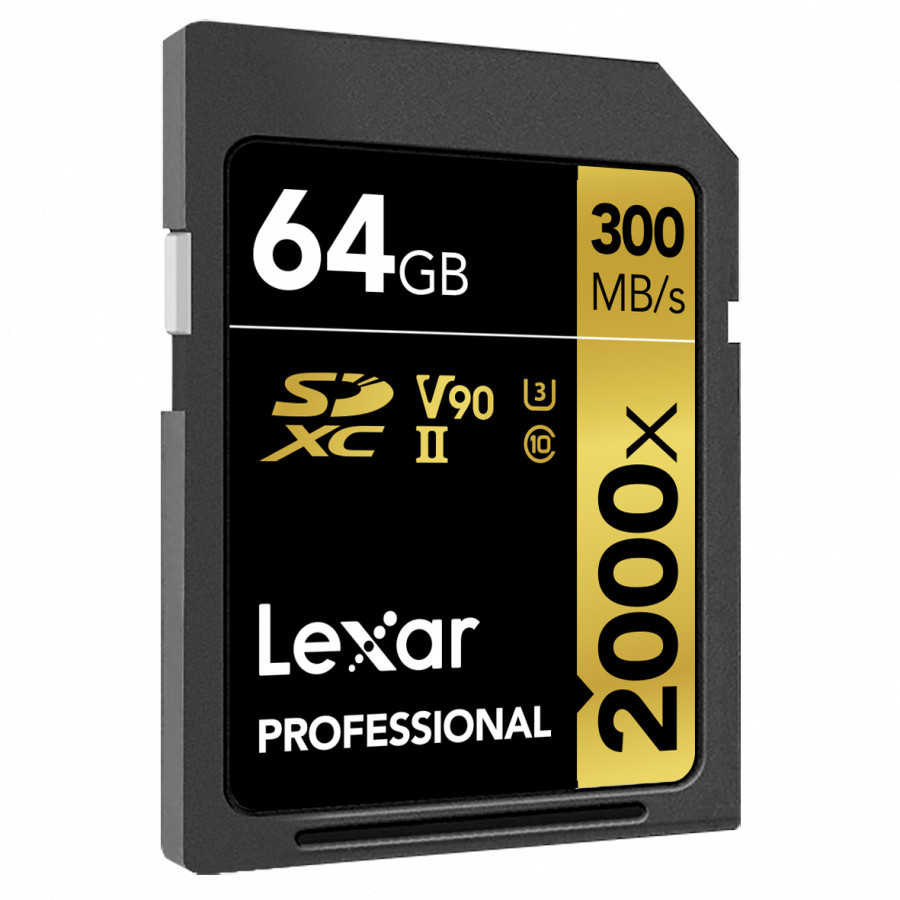 Thẻ Nhớ Lexar SDXC Professional 2000x 64GB UHS-II 300MB/s - Hàng Chính Hãng