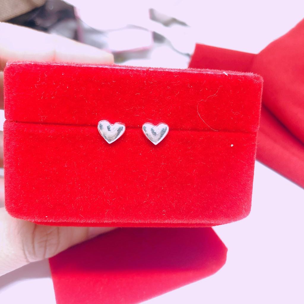 BÔNG TAI TIM PHỒNG BẠC TA SIÊU RẺ