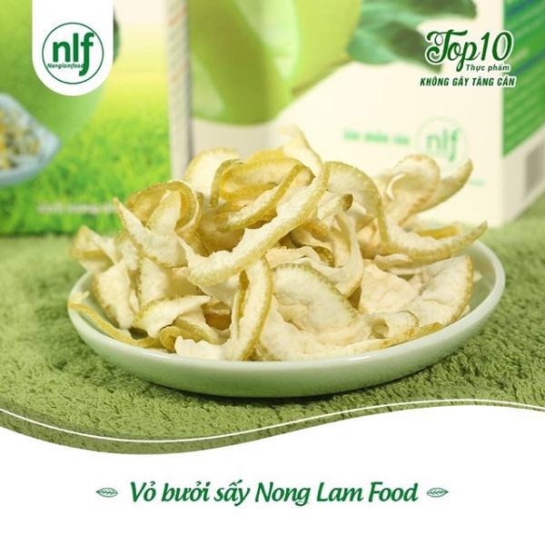 Vỏ bưởi sấy dẻo 200g Nông Lâm Food trái cây sấy lạnh,snack healthy hiệu quả cho người ăn kiêng,giảm cân