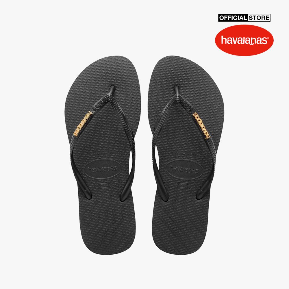 HAVAIANAS - Dép nữ Slim Logo Metallic 4119875-1924-378