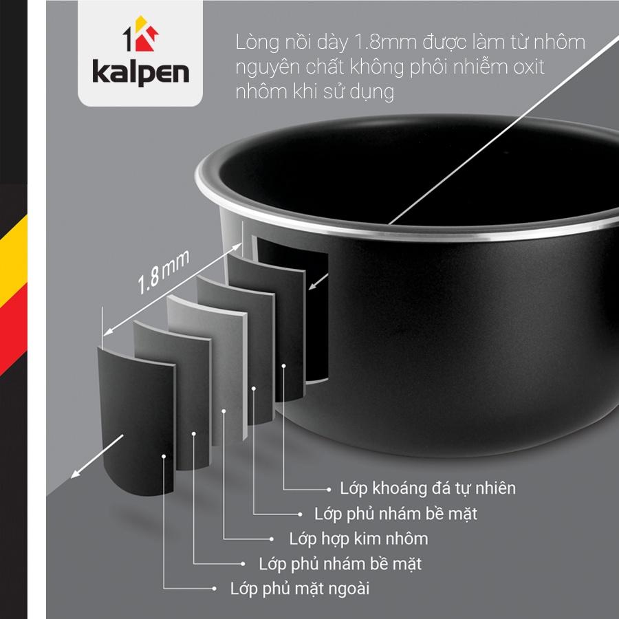 Nồi Cơm Điện Cao Cấp Hàng Chính Hãng Kalpen R2, 3L Ủ Ấm 3D Bảo Hành 2 Năm