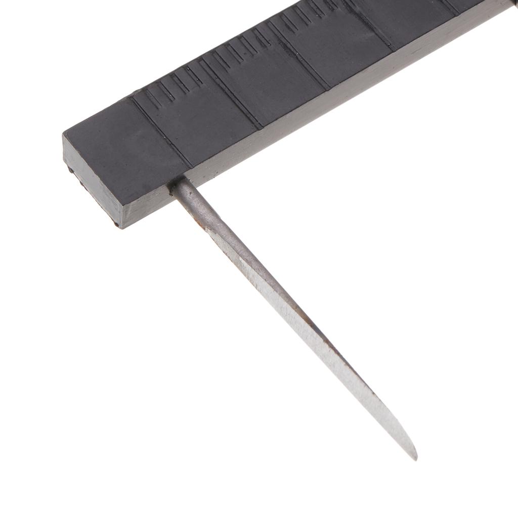 Gốm sứ La Bàn Vòng Tròn Cắt Đo thước Kẹp Phanh 1 cm-34 cm Đen