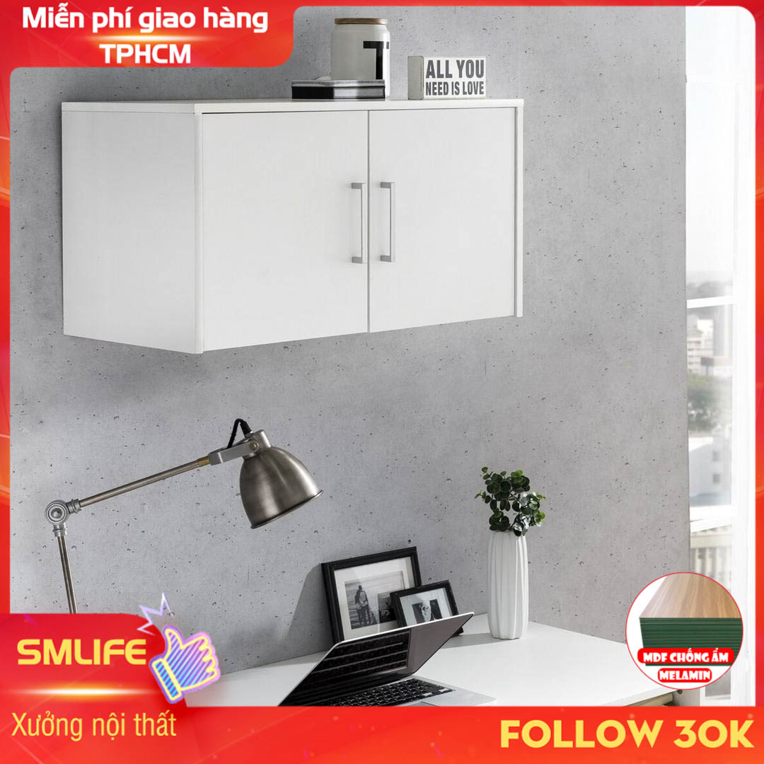 Kệ gỗ trưng bày kiểu dáng nhỏ gọn SMLIFE Wallace