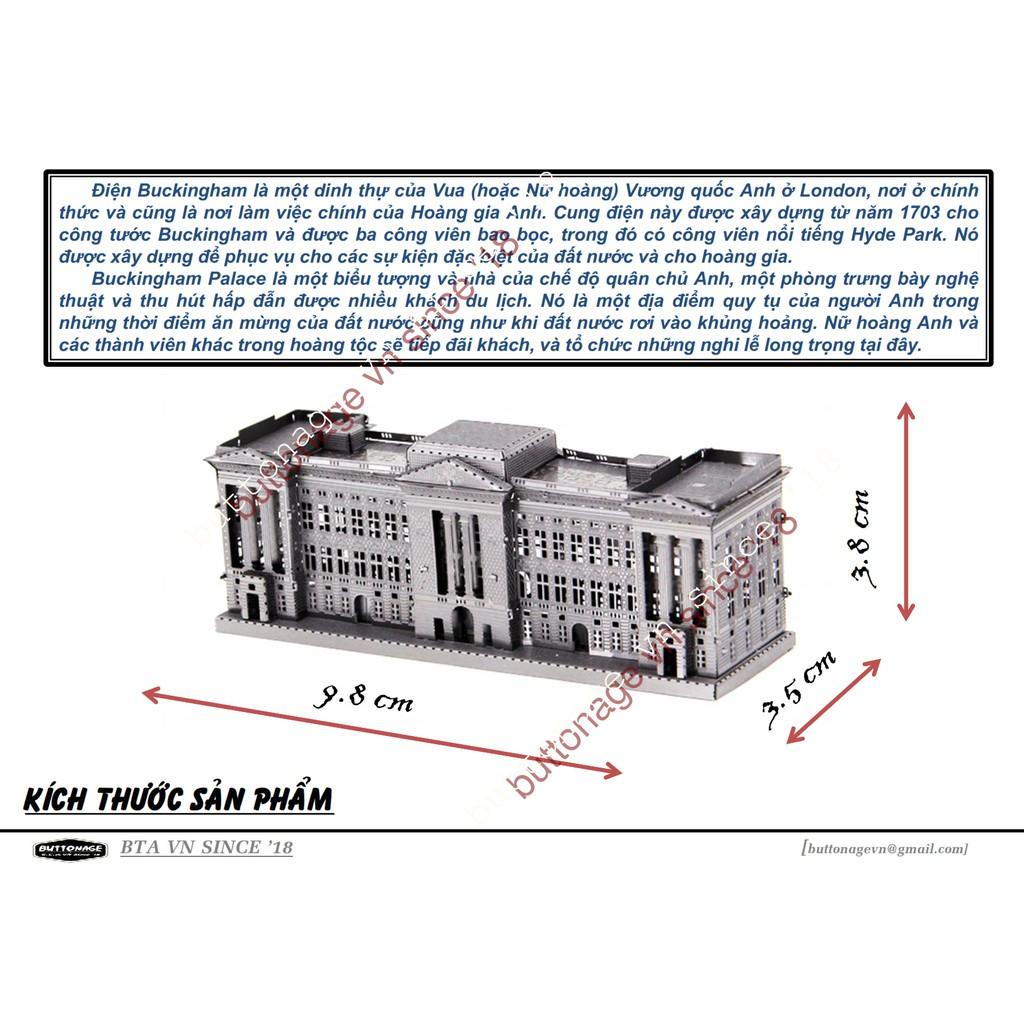 Mô Hình Lắp Ráp 3d Cung điện Buckingham