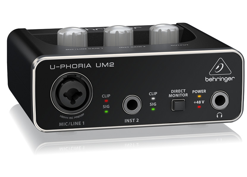 Sound Card thu âm Behringer U-Phoria UM2- Hàng Chính Hãng