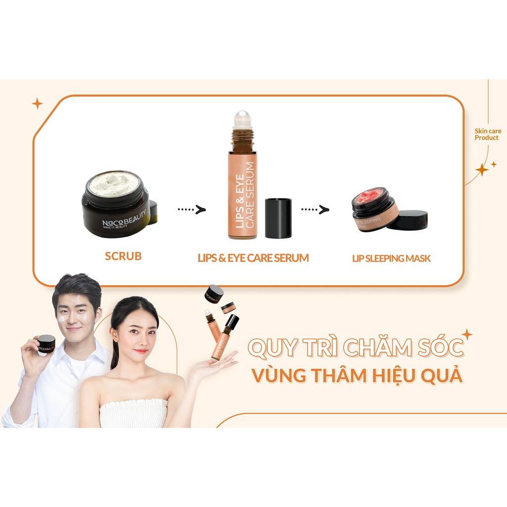 Combo Mặt Nạ Môi &amp; Tẩy Tế Bào Chết NacoBeauty