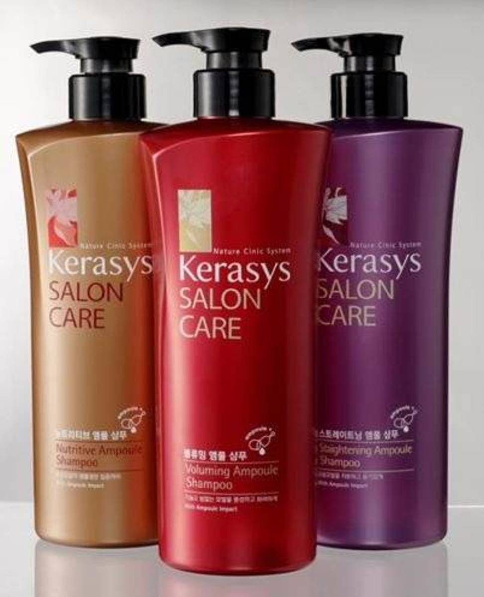 Dầu gội Kerasys Salon Care Nutritive - Dành cho tóc hư tổn Hàn Quốc 600ml tặng kèm móc khoá