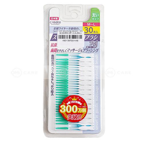 Tăm silicon smart inn 30 chiếc cỡ vừa (m-l) (30 chiếc/hộp)