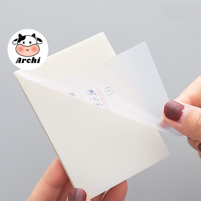 Giấy note trong suốt kích thước 7.5*7.5cm