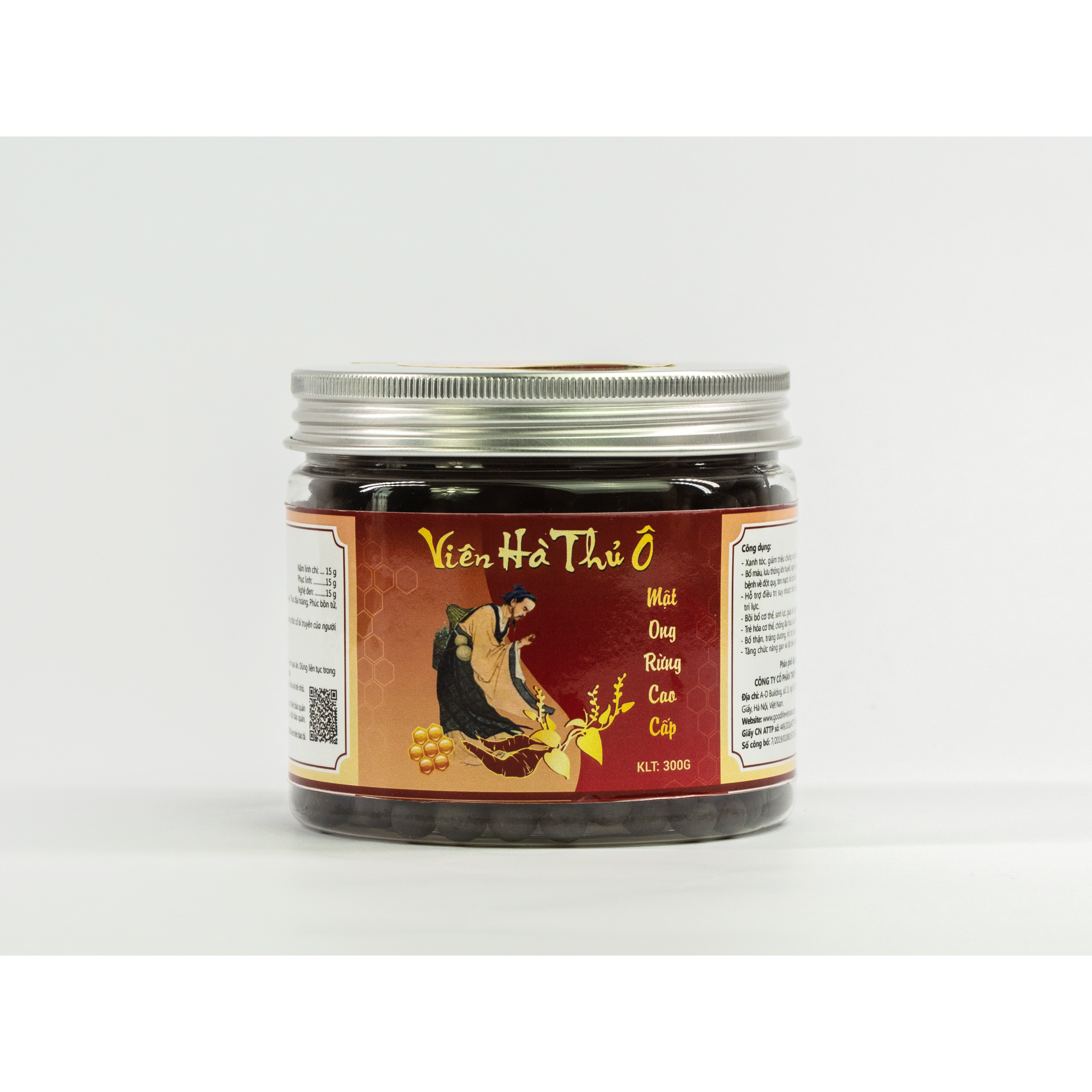 Viên Hà Thủ Ô Mật Ong Rừng Cao Cấp Bảo Mộc Khang 300g - Hà Thủ Ô Đỏ Giúp Đen Tóc, Mượt Tóc, Kích Thích Mọc Tóc - Công Thức Cổ Phương Bí Truyền Trung Hoa - Sản Phẩm Chính Hãng, Cao Cấp