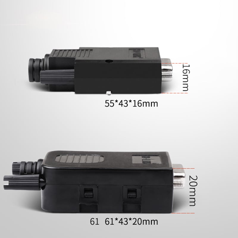 Đầu bấm cổng DB15 cái female bắt vít kèm vỏ ốp nhựa chân đồng HD-LINK YL-SCD-15F. HÀNG CHÍNH HÃNG