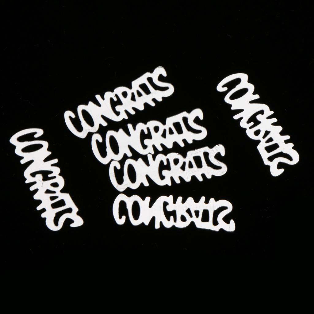 Sprinkles Congrats Grad Cap Scatter Table Confetti School Graduation Decor