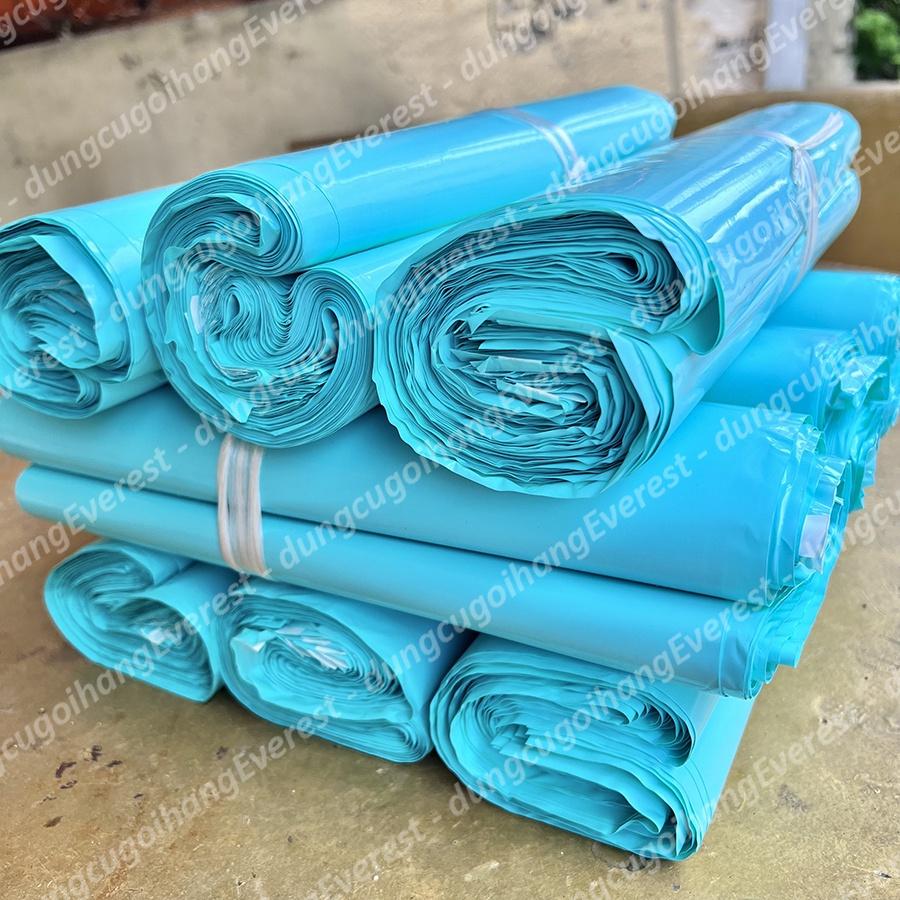 Túi gói hàng niêm phong, túi Pe màu Jade Green Xanh Ngọc có lớp keo dán siêu tiện lợi, hàng có sẵn nhiều size (1 kg