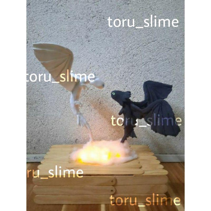 Đất sét trắng mềm 10 KG tự khô siêu nhẹ COMBO toru_slime