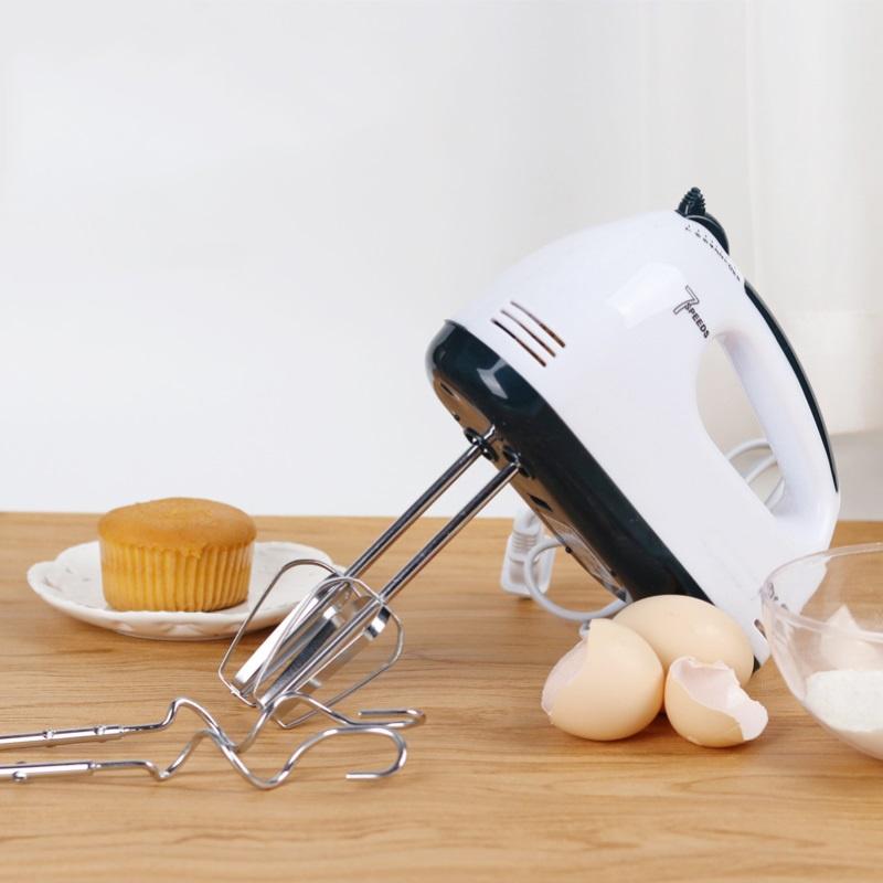 Máy Đánh Trứng Đánh Kem Cầm Tay 7 Tốc Độ Công Suất 180W