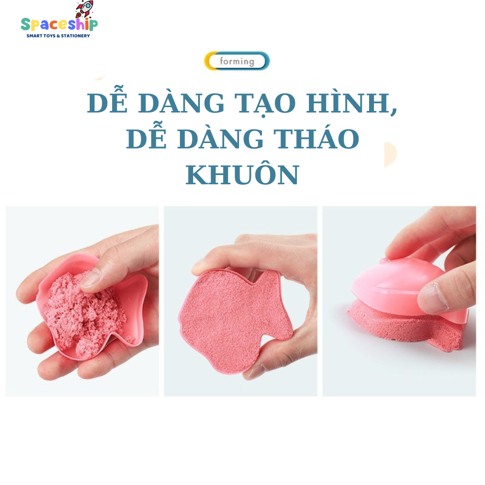 Bộ đồ chơi cát động lực kèm khuôn an toàn cho bé