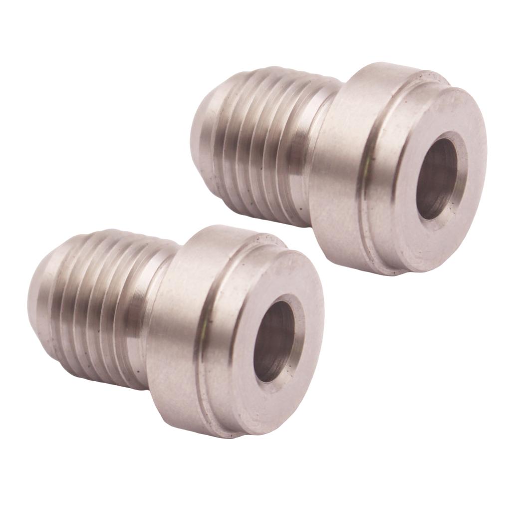 4 PACKS 6AN, MALE STAINLESS STEEL WELD ON / FITTING BUNG