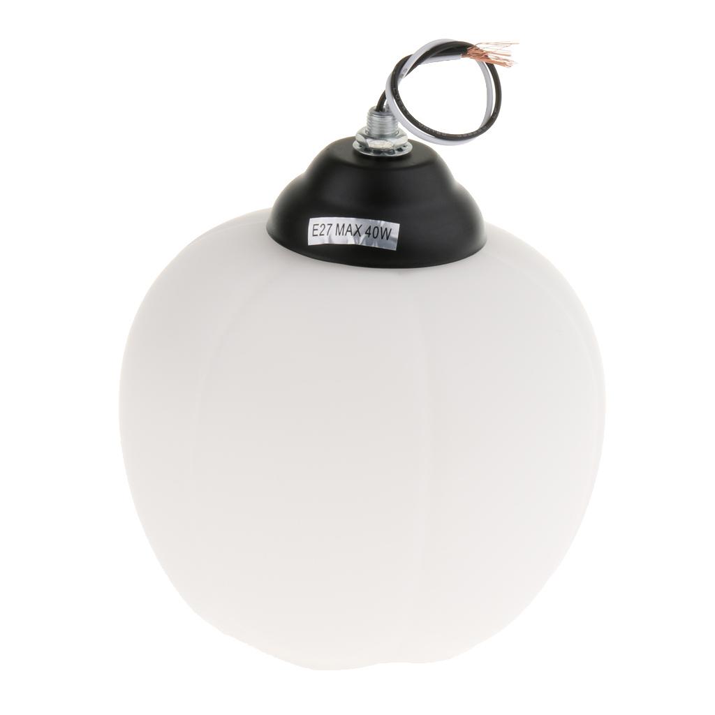 E27 White Frosted Glass Flush Ceiling Lighting Light Shade Lamp