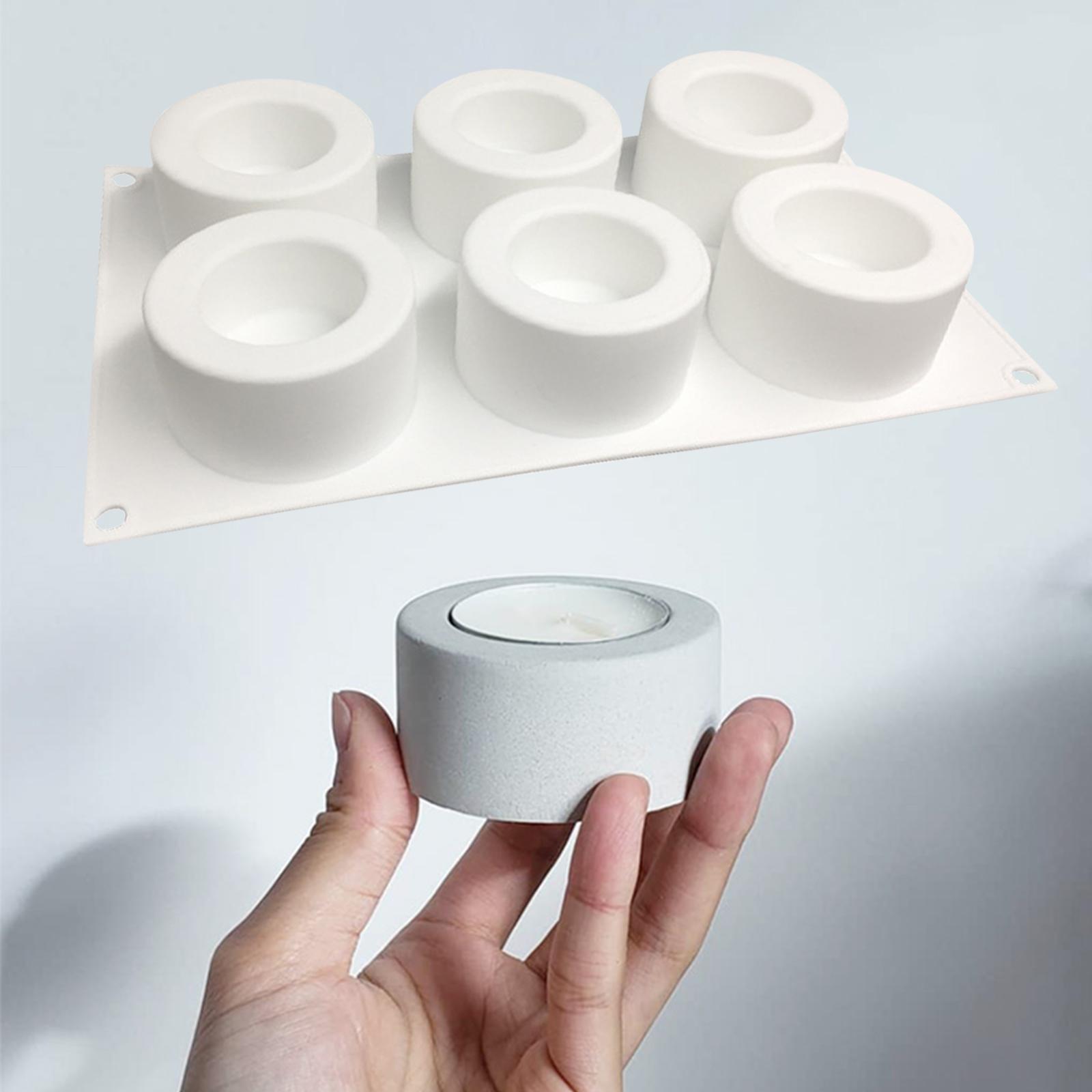 Cake Silicone Pan DIY 6 Hole Cake Making Pan for Kids and Adults Family