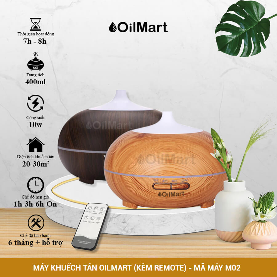 Máy Khuếch Tán Tinh Dầu Quả Bí - 9W 400ml