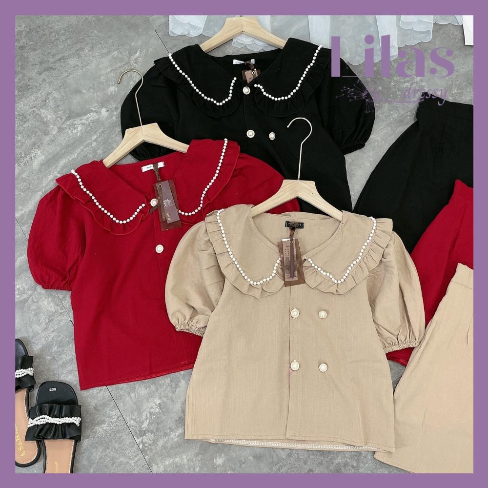 Set Áo Đũi Mix Chân Váy Chữ A LILAS DRESSY