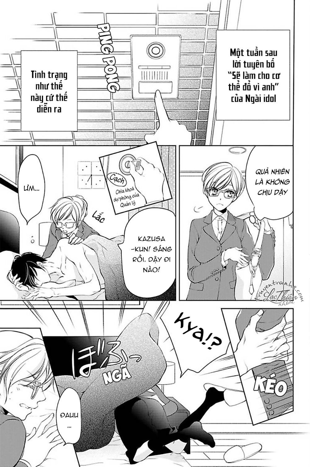 nụ hôn cuồng nhiệt của ngài idol! chapter 3 4