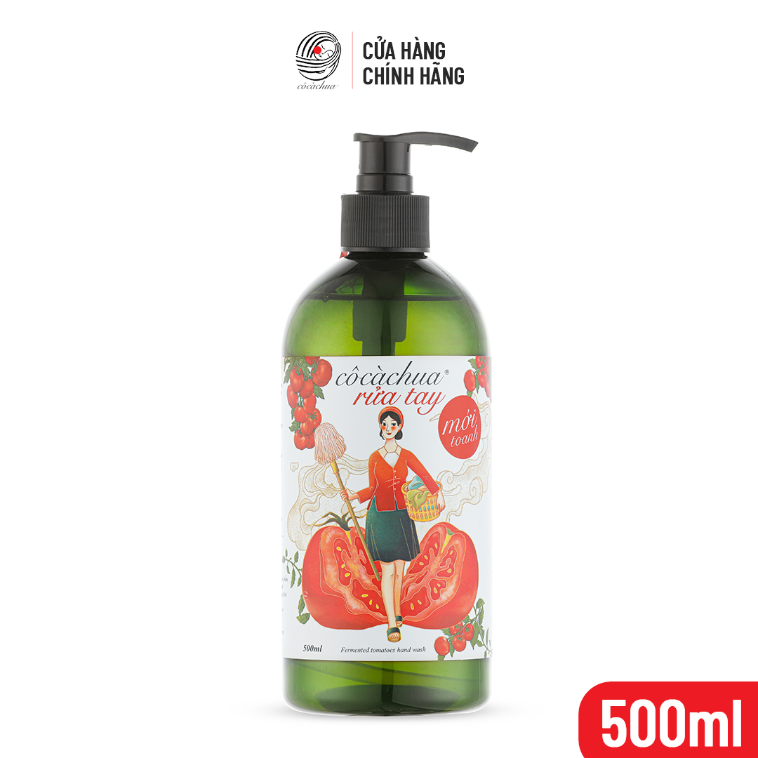 Nước Rửa Tay Cô Cà Chua Mới Toanh 500ML Sạch Khuẩn Bảo Vệ Sức Khỏe