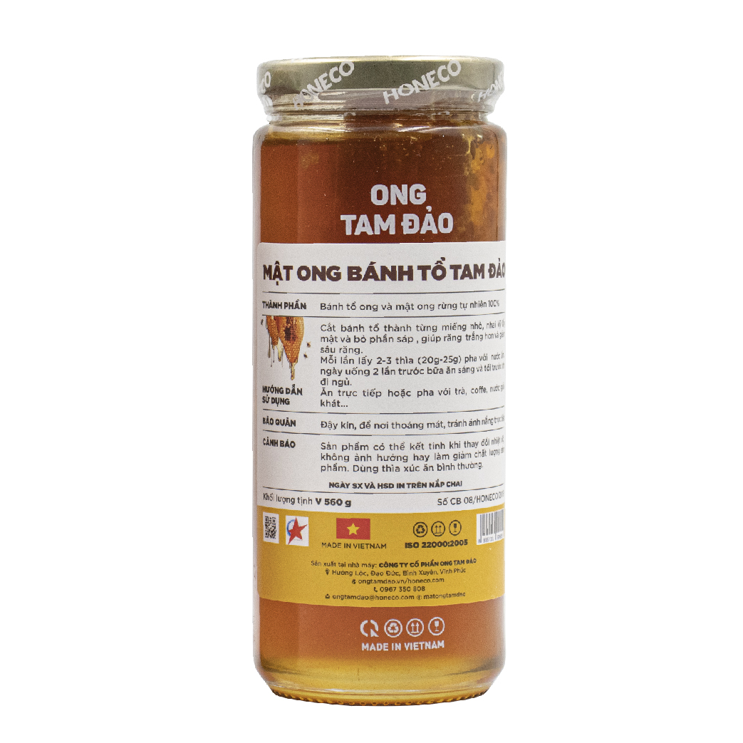 Bánh tổ mật ong 560g-HONECO