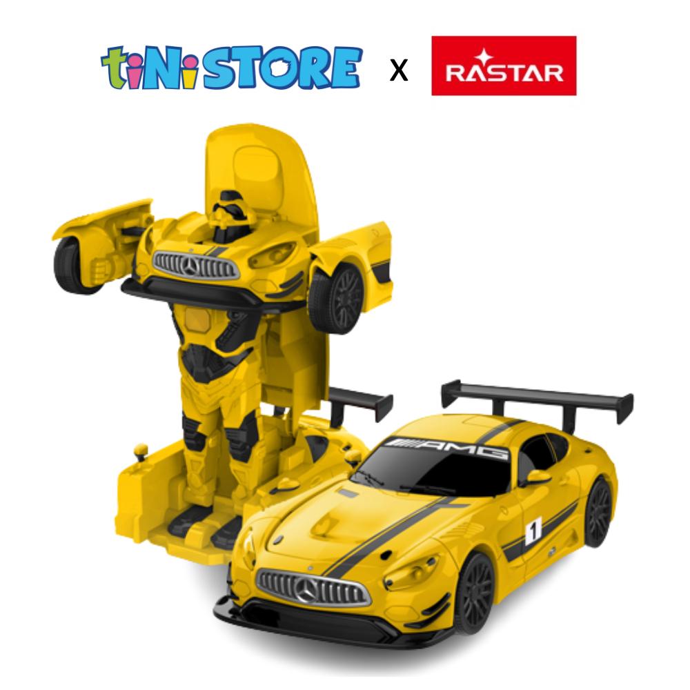 TiNiStore-Đồ chơi xe chạy trớn biến hình Robot 1:32 Mercedes Benz Rastar 62300