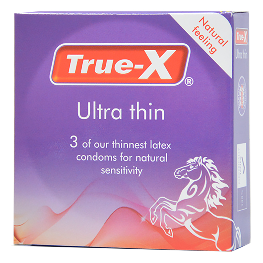 Bao Cao Su True - X Ultra Thin Siêu Mỏng (3 Cái/Hộp)