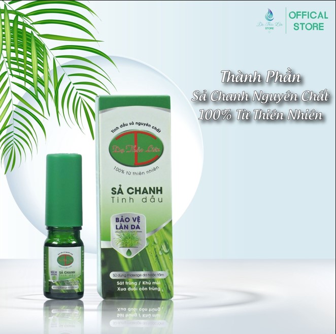 Tinh dầu Sả Chanh Dạ Thảo Liên 20ml - 100% Thảo Dược Thiên Nhiên