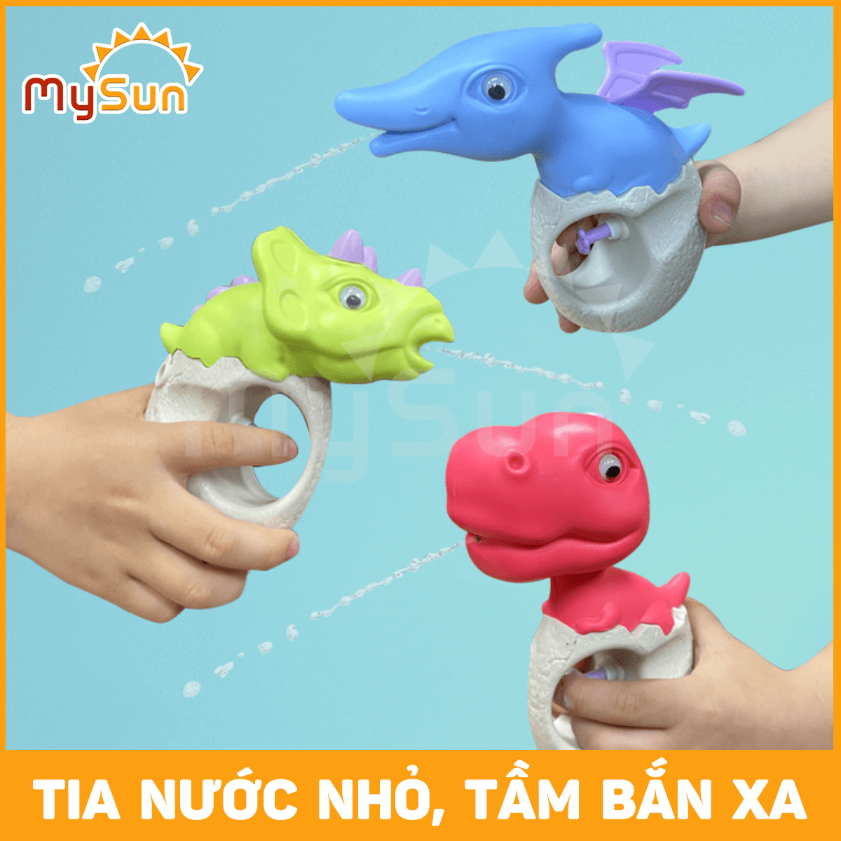 Súng nước đồ chơi mini nhỏ trẻ em phòng nhà tắm Khủng Long cho bé