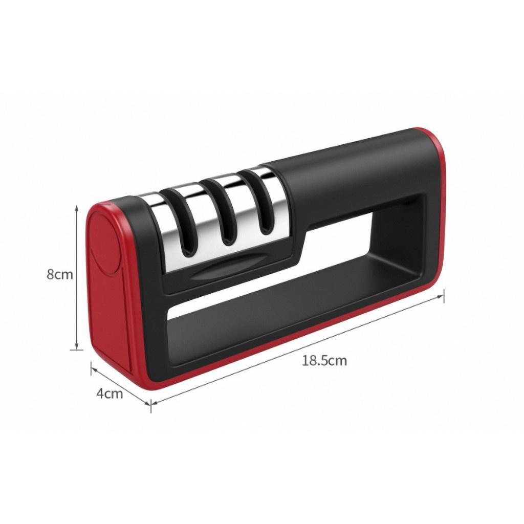 Mài Dao Inox Cầm Tay 3 Lưỡi Đa Năng, Dụng Cụ Mài Dao Kéo Tiện Lợi