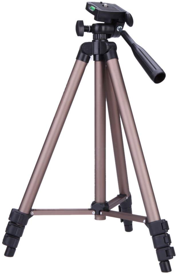 Chân tripod dành cho máy ảnh, điện thoại có kèm túi đựng, remote và kẹp điện thoại