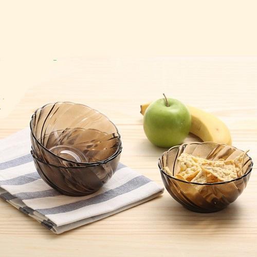 Chén Beau Rivage Nâu Khói Creole 12cm Thủy tinh cường lực cao cấp Pháp D2001C
