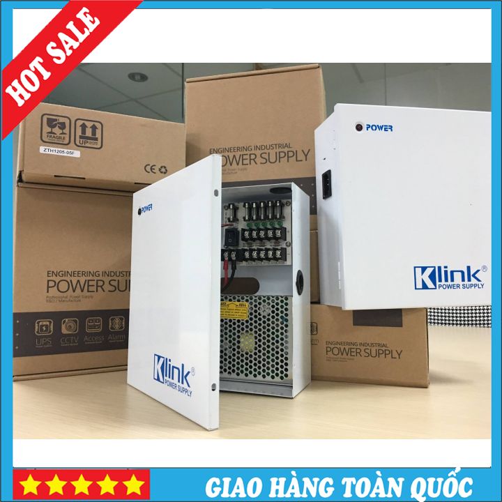 Bộ chuyển nguồn AC-DC 12V cho hệ thống camera giám sát 4 mắt camera an ninh và đầu ghi-Hàng chính hãng