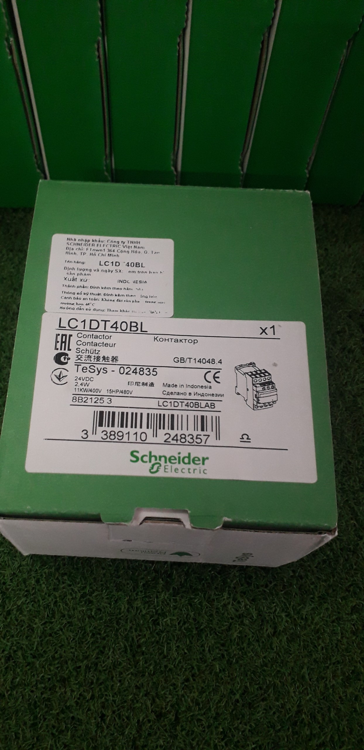 | CHÍNH HÃNG| Khởi động từ LC1DT40BL Schneider 4P 40A coil 24Vdc